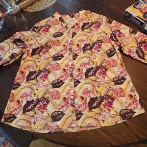 Floral Button-Up Shirt